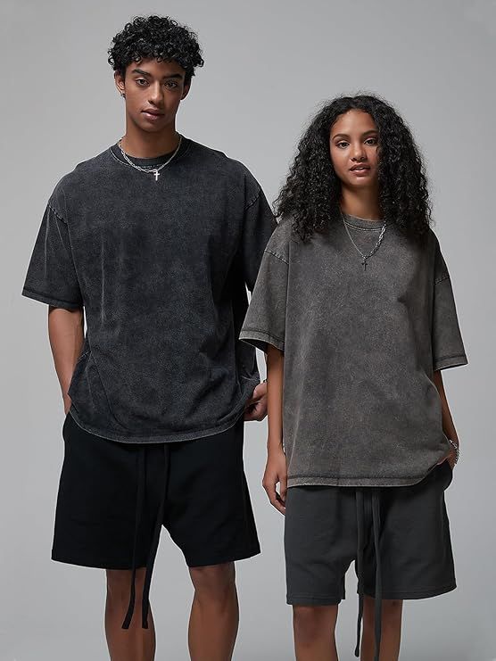 VINTAGE LOOK WASHED T SHIRT