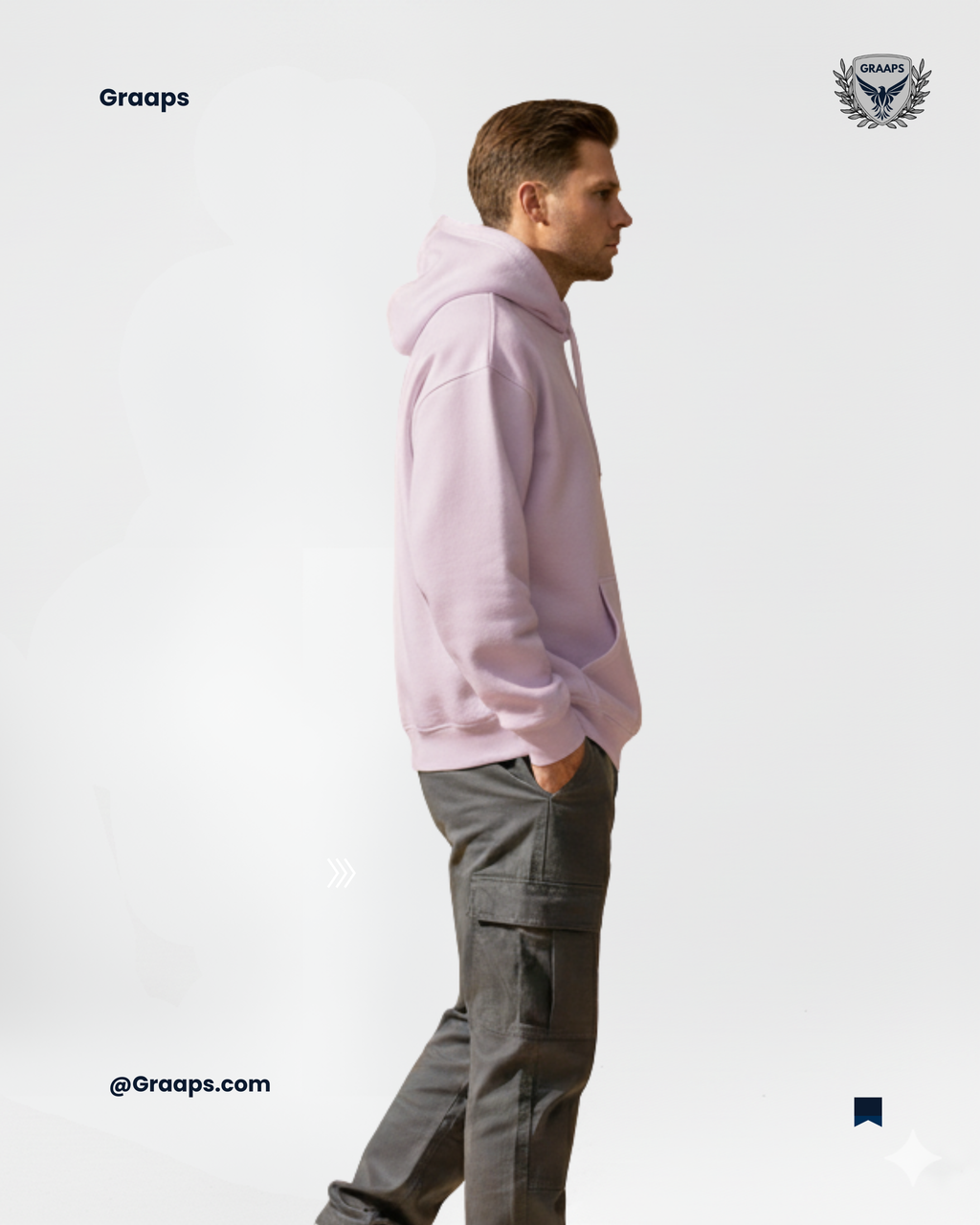 Lavender Premium Loose Fit Hoodie – Minimal Streetwear Essential