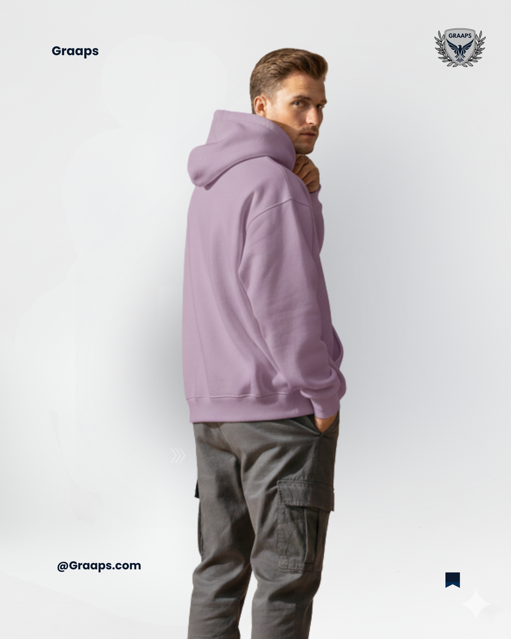 Lavender Premium Loose Fit Hoodie – Minimal Streetwear Essential