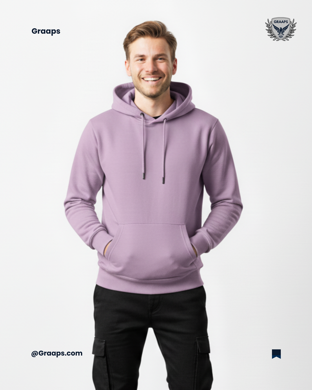 Lavender Premium Regular Fit Hoodie – Timeless Streetwear Comfort