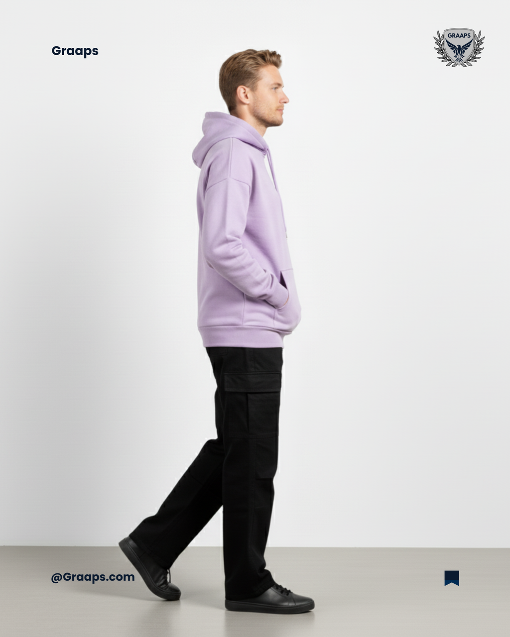 Lavender Premium Regular Fit Hoodie – Timeless Streetwear Comfort