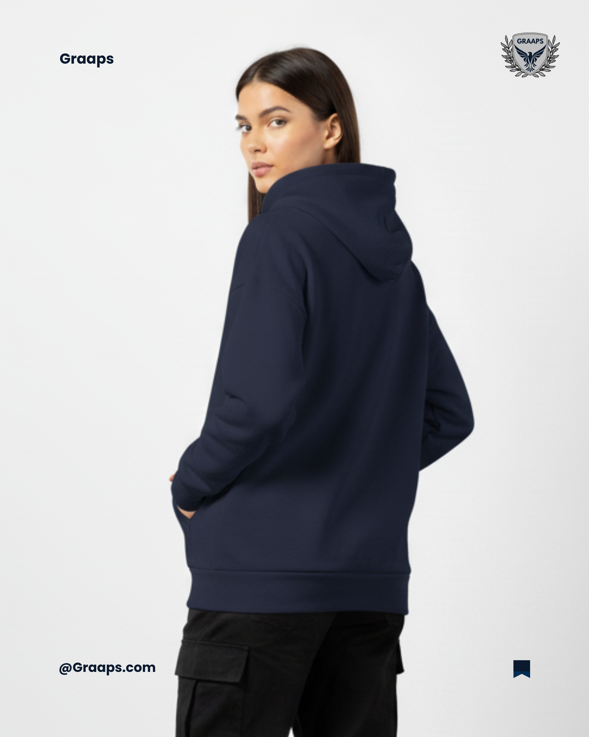Navy Premium Regular Fit Hoodie – Timeless Streetwear Comfort