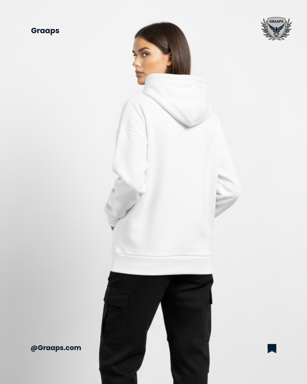 White Premium Regular Fit Hoodie – Timeless Streetwear Comfort