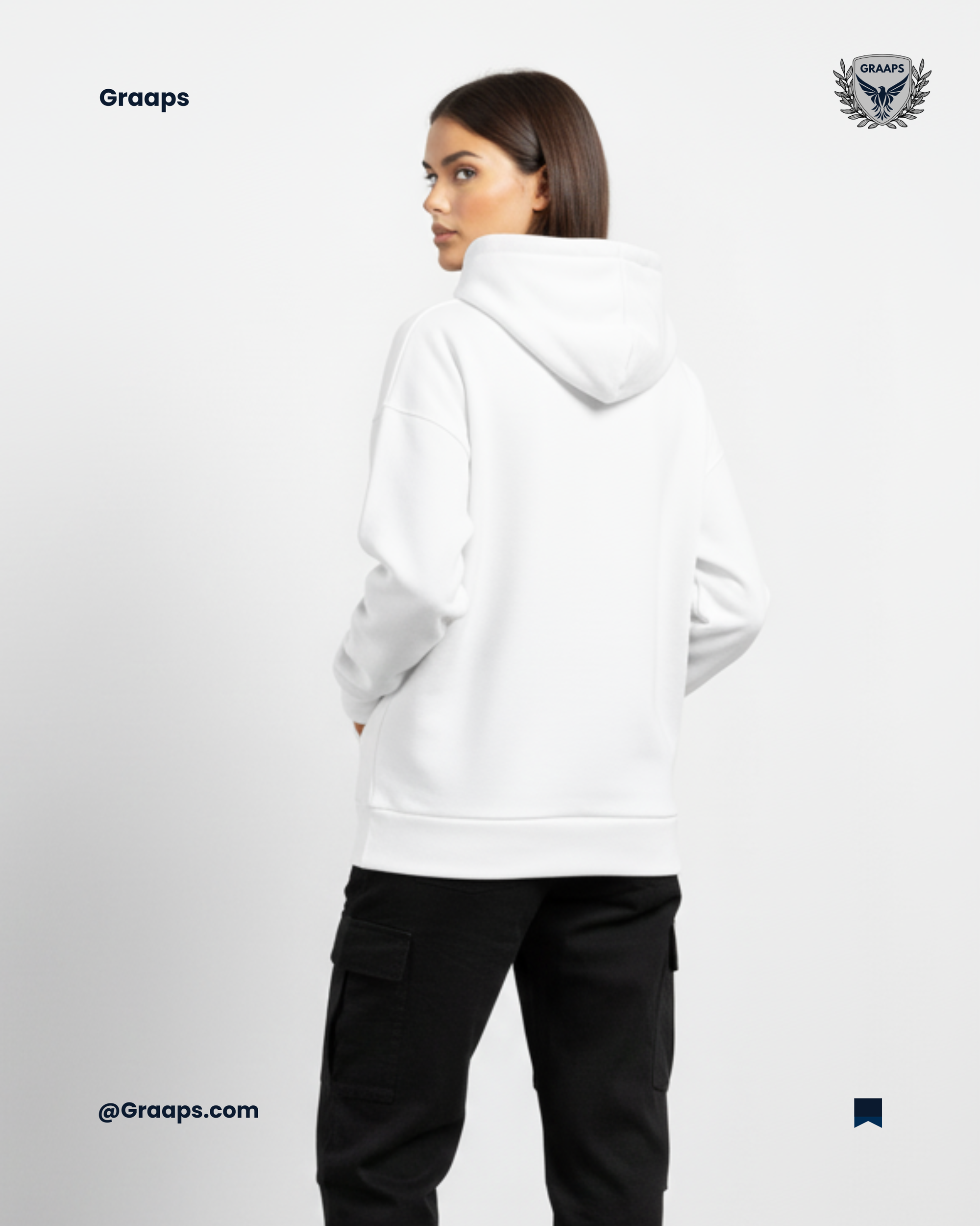 White Premium Regular Fit Hoodie – Timeless Streetwear Comfort
