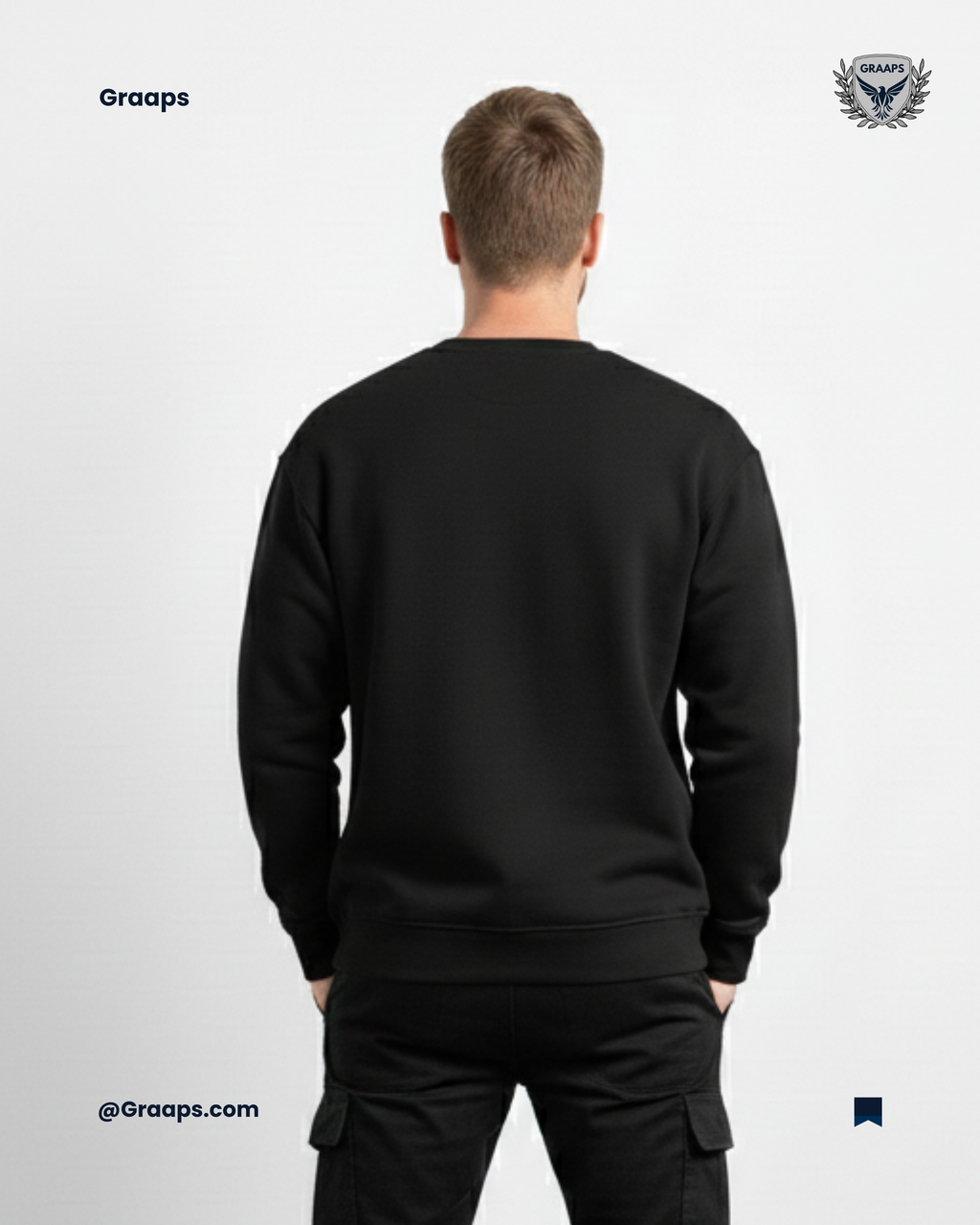Black Premium Sweatshirt – Effortless Streetwear Style