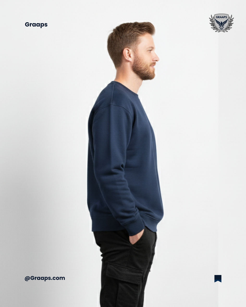 Navy Premium Sweatshirt – Effortless Streetwear Style