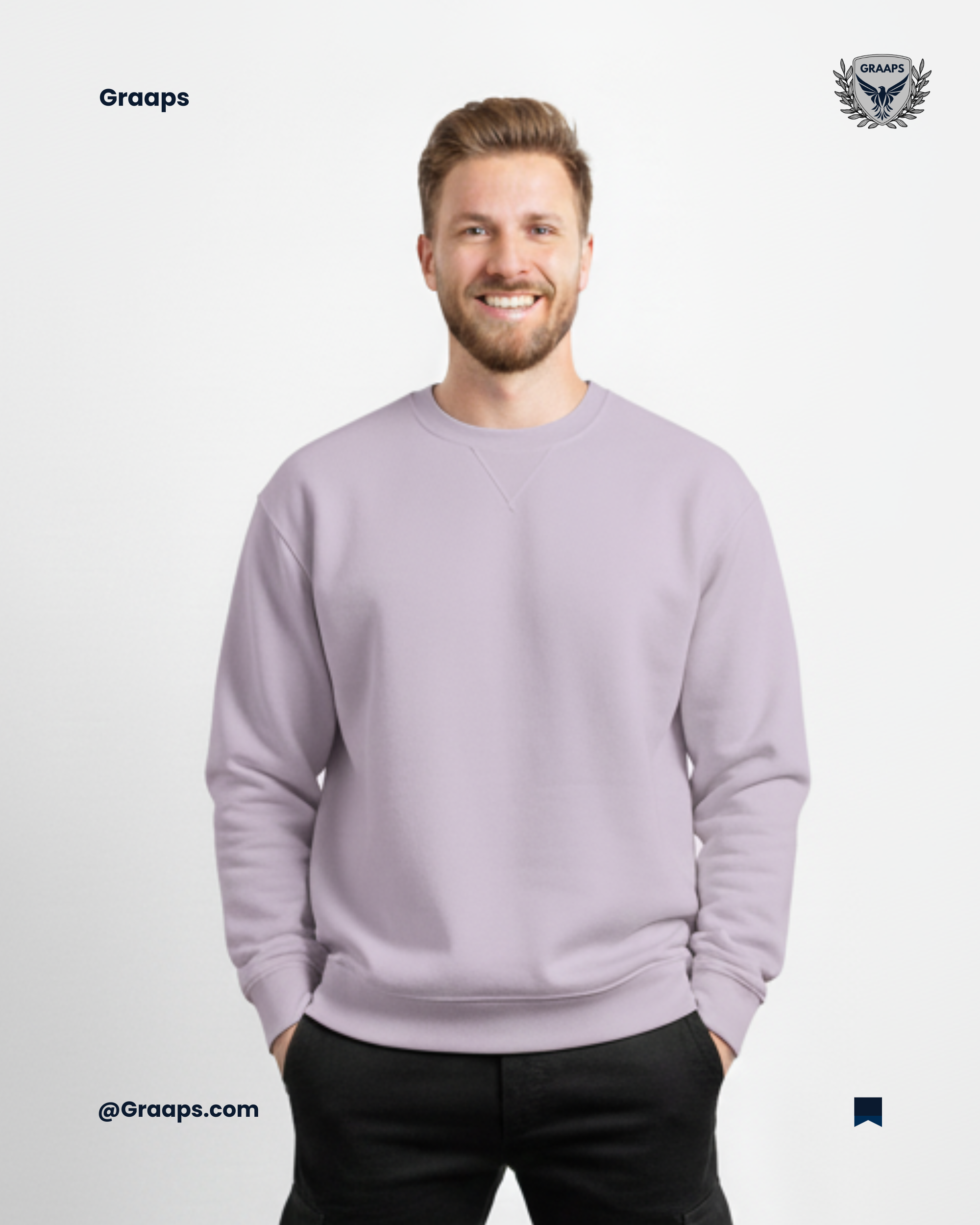 Lavender Premium Sweatshirt – Effortless Streetwear Style
