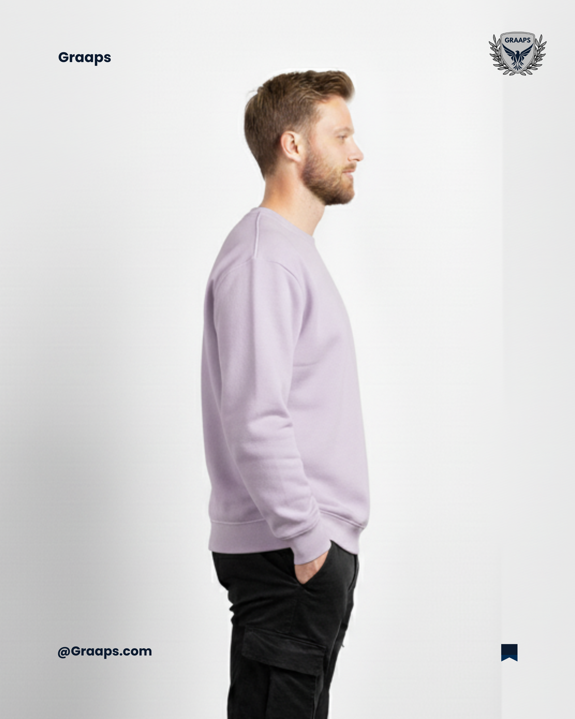 Lavender Premium Sweatshirt – Effortless Streetwear Style