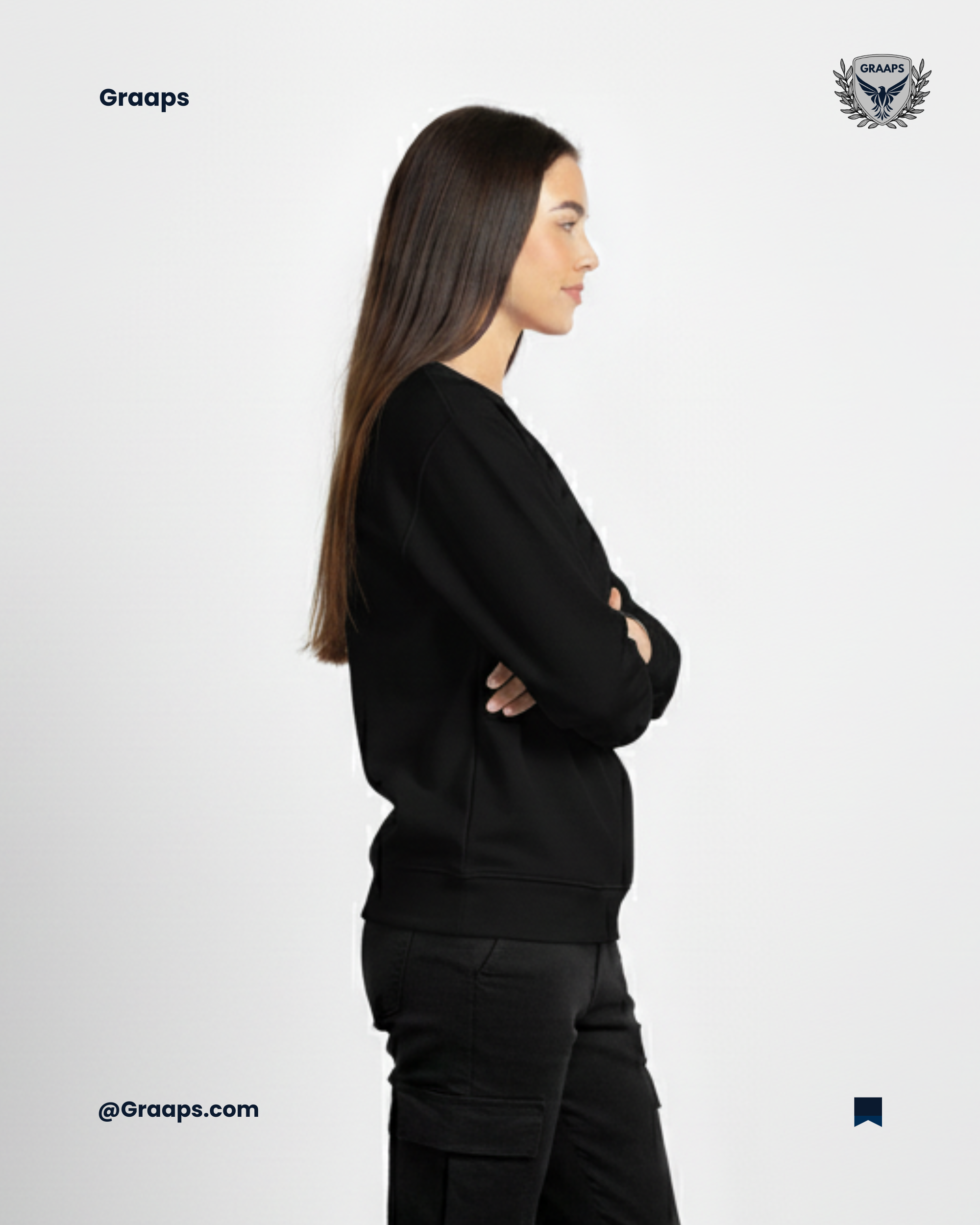 Black Premium Sweatshirt – Effortless Streetwear Style