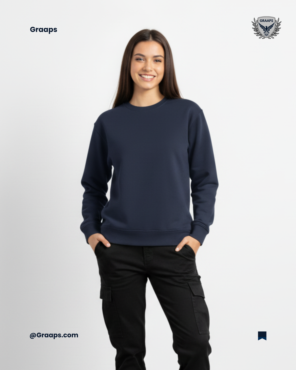 Navy Premium Sweatshirt – Effortless Streetwear Style