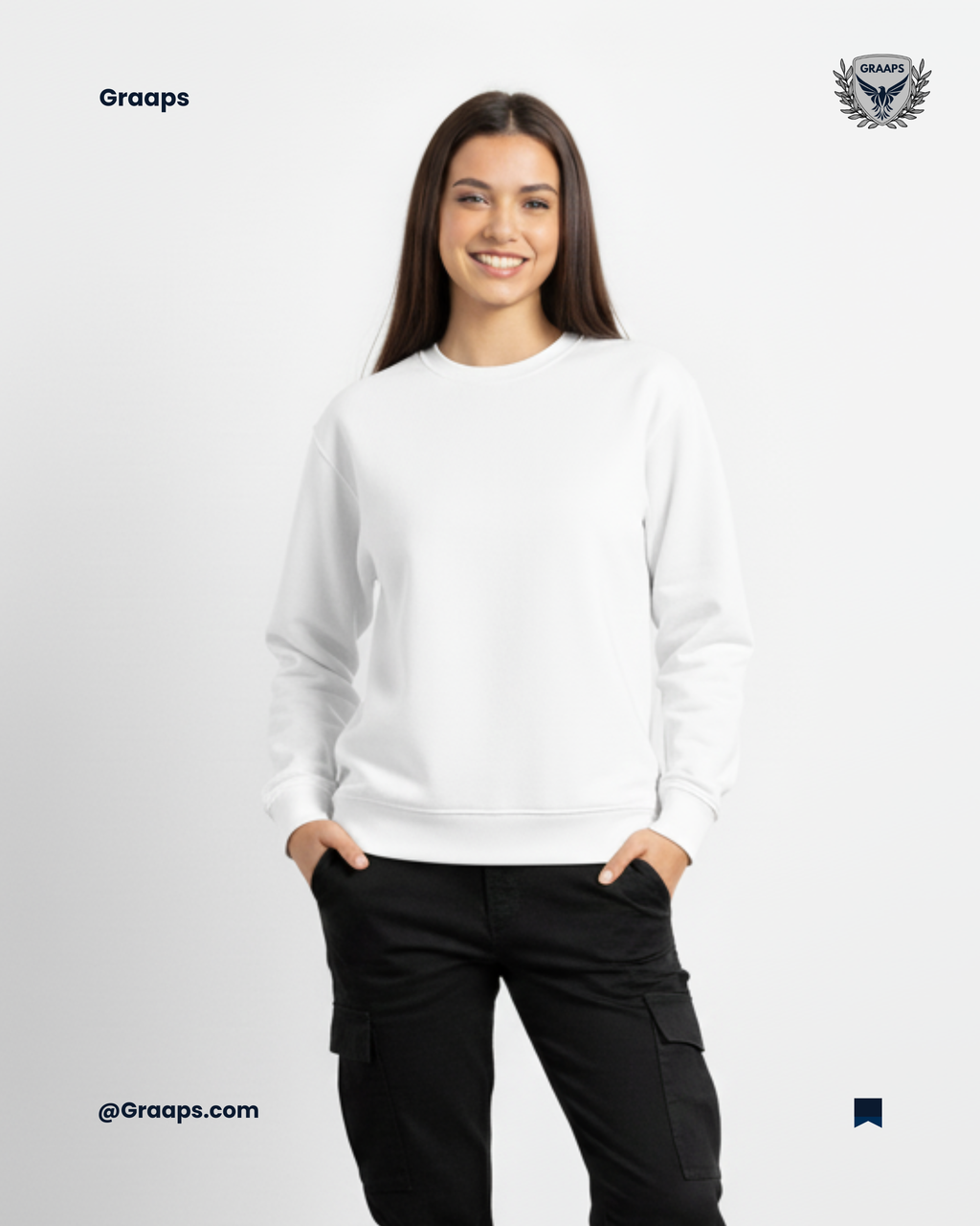 White Premium Sweatshirt – Effortless Streetwear Style