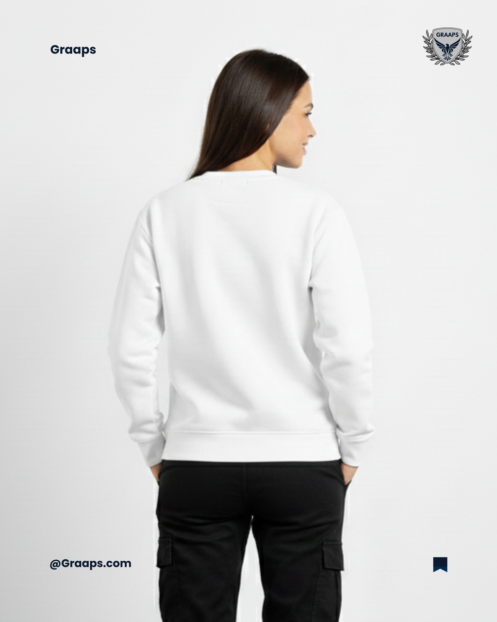 White Premium Sweatshirt – Effortless Streetwear Style