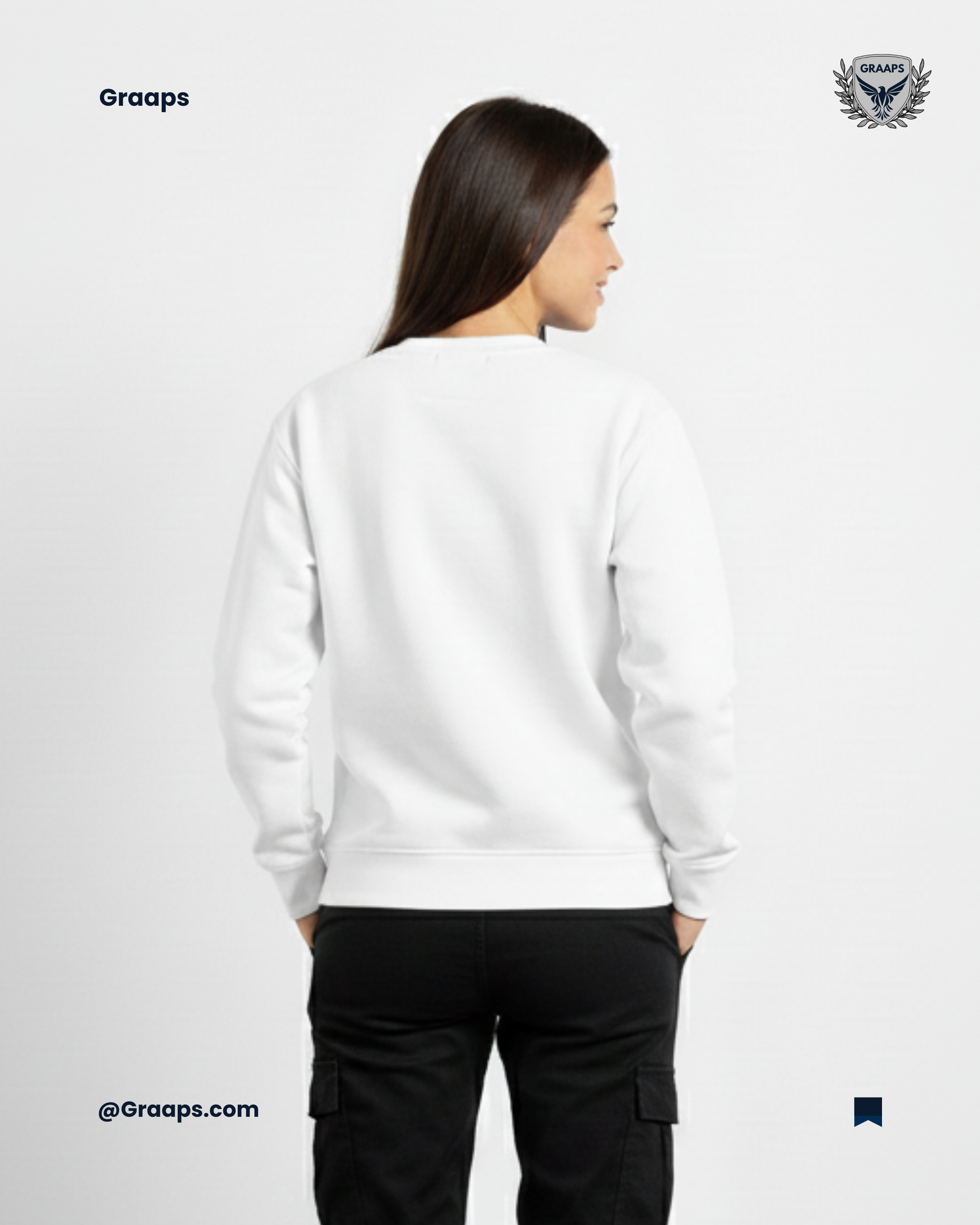 White Premium Sweatshirt – Effortless Streetwear Style