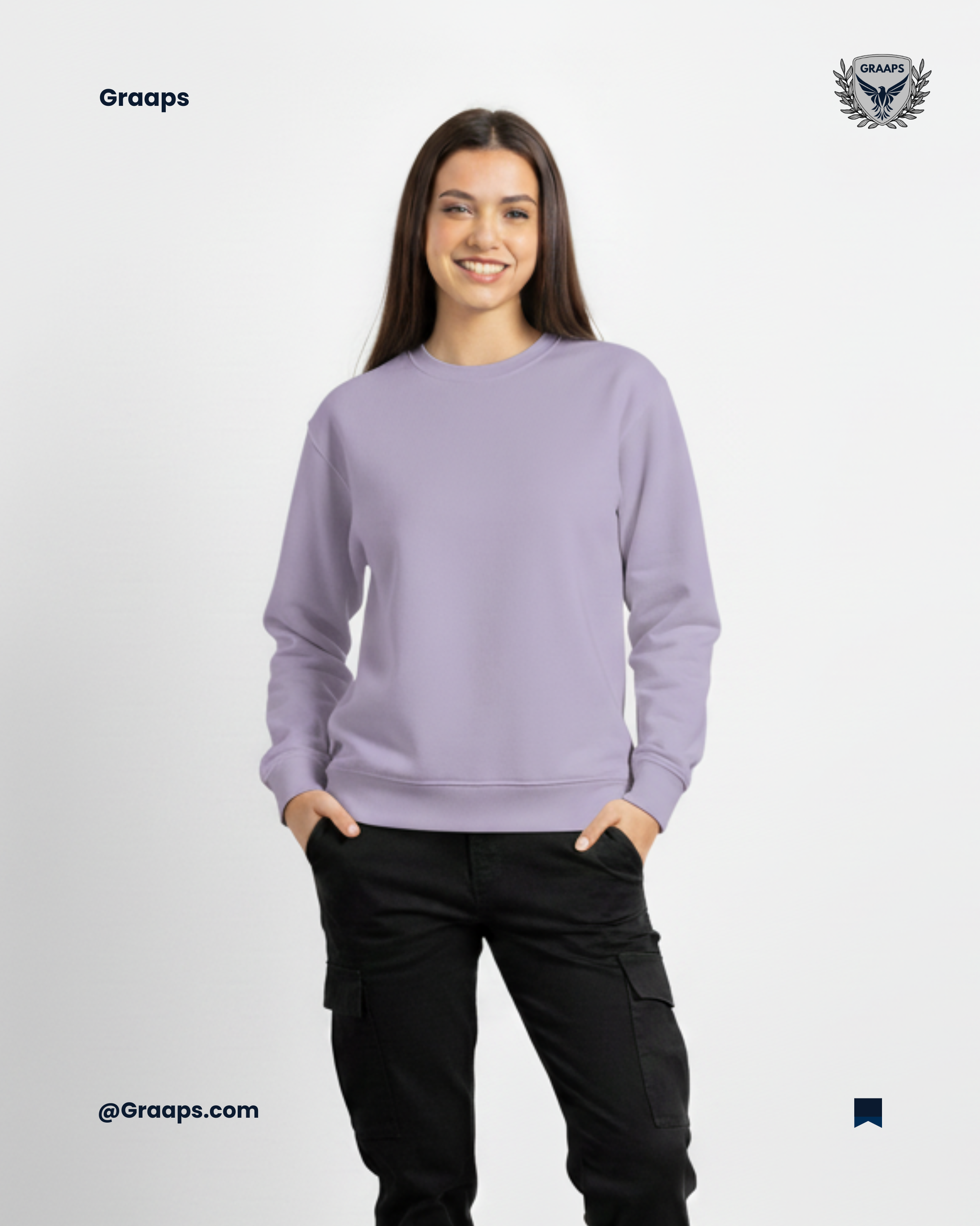 Lavender Premium Sweatshirt – Effortless Streetwear Style
