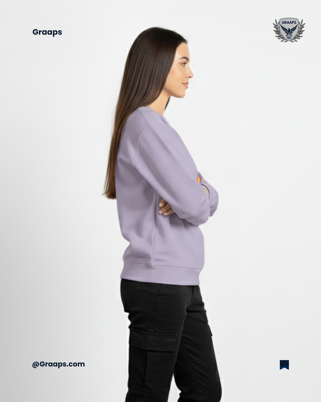 Lavender Premium Sweatshirt – Effortless Streetwear Style