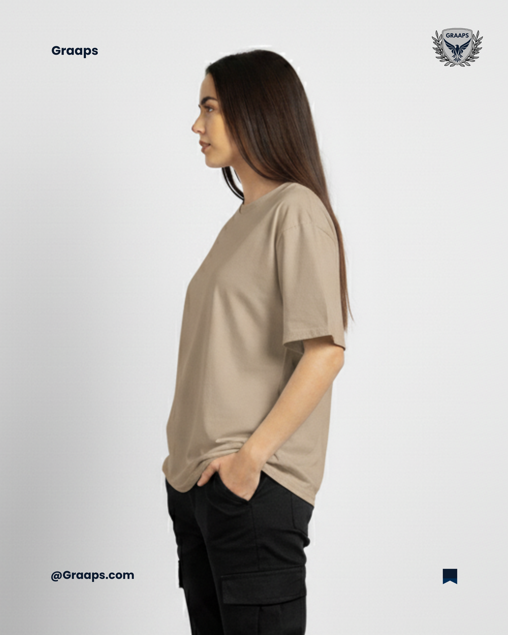Beige Premium Oversized T-Shirt – Unisex Streetwear Essential
