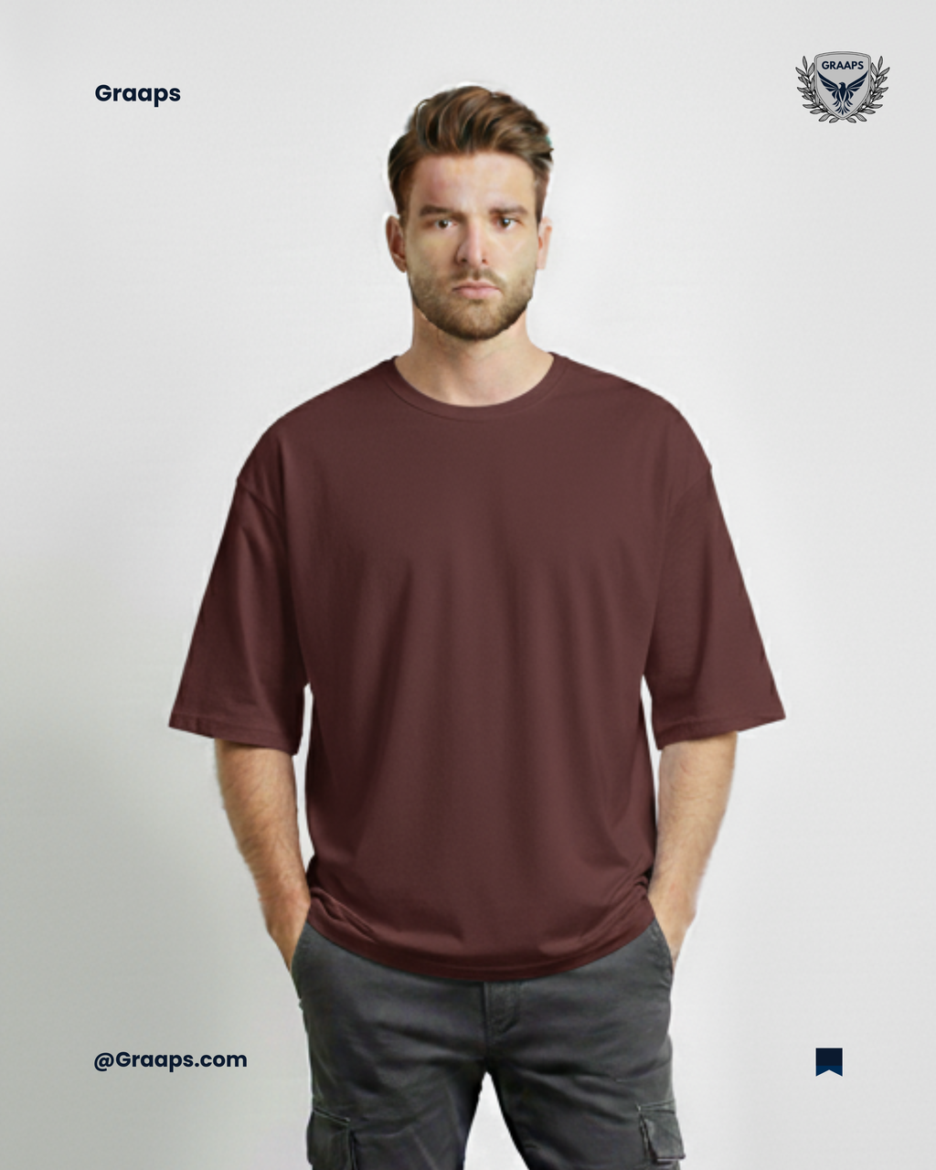 Marron Premium Oversized T-Shirt – Unisex Streetwear Essential