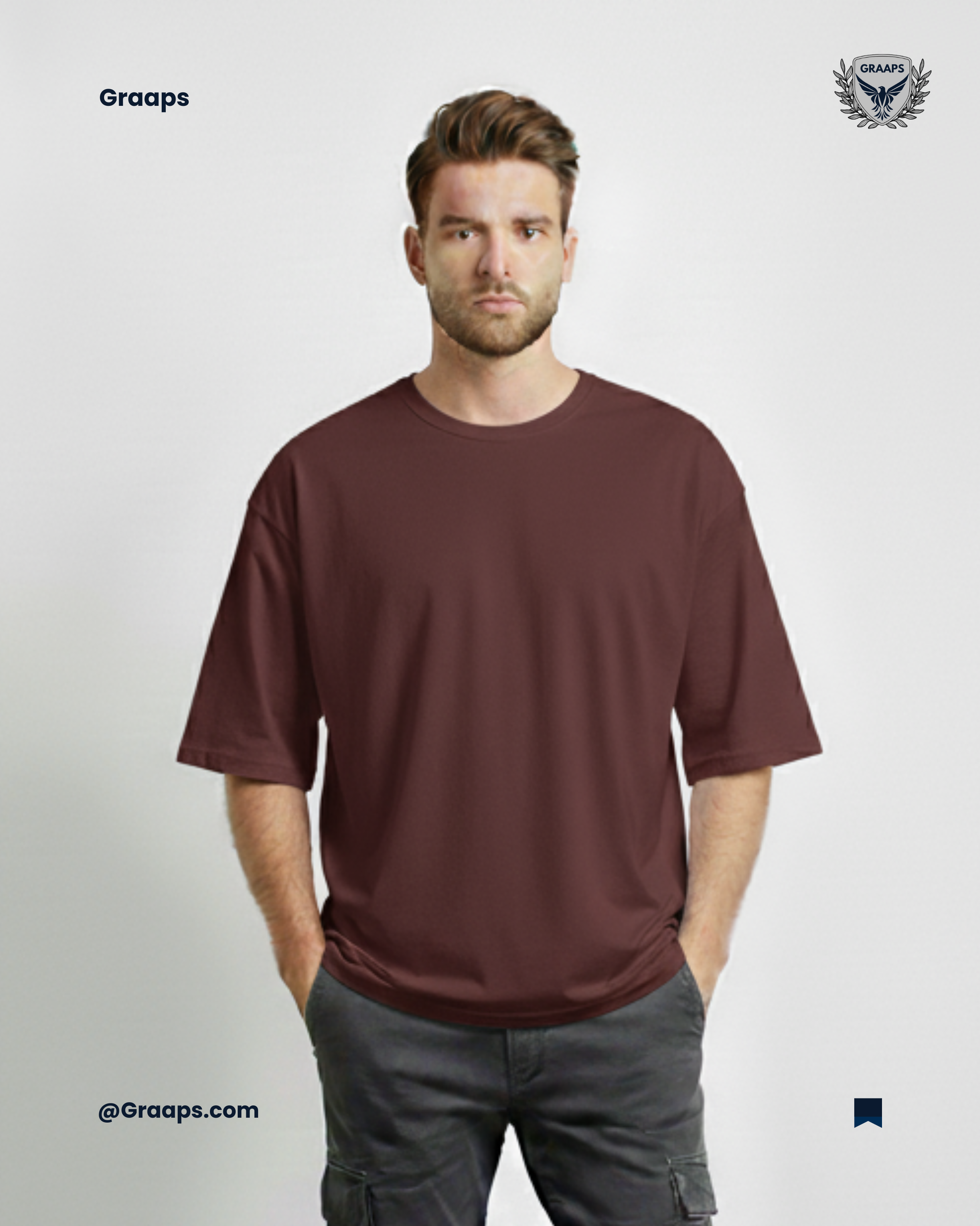 Marron Premium Oversized T-Shirt – Unisex Streetwear Essential