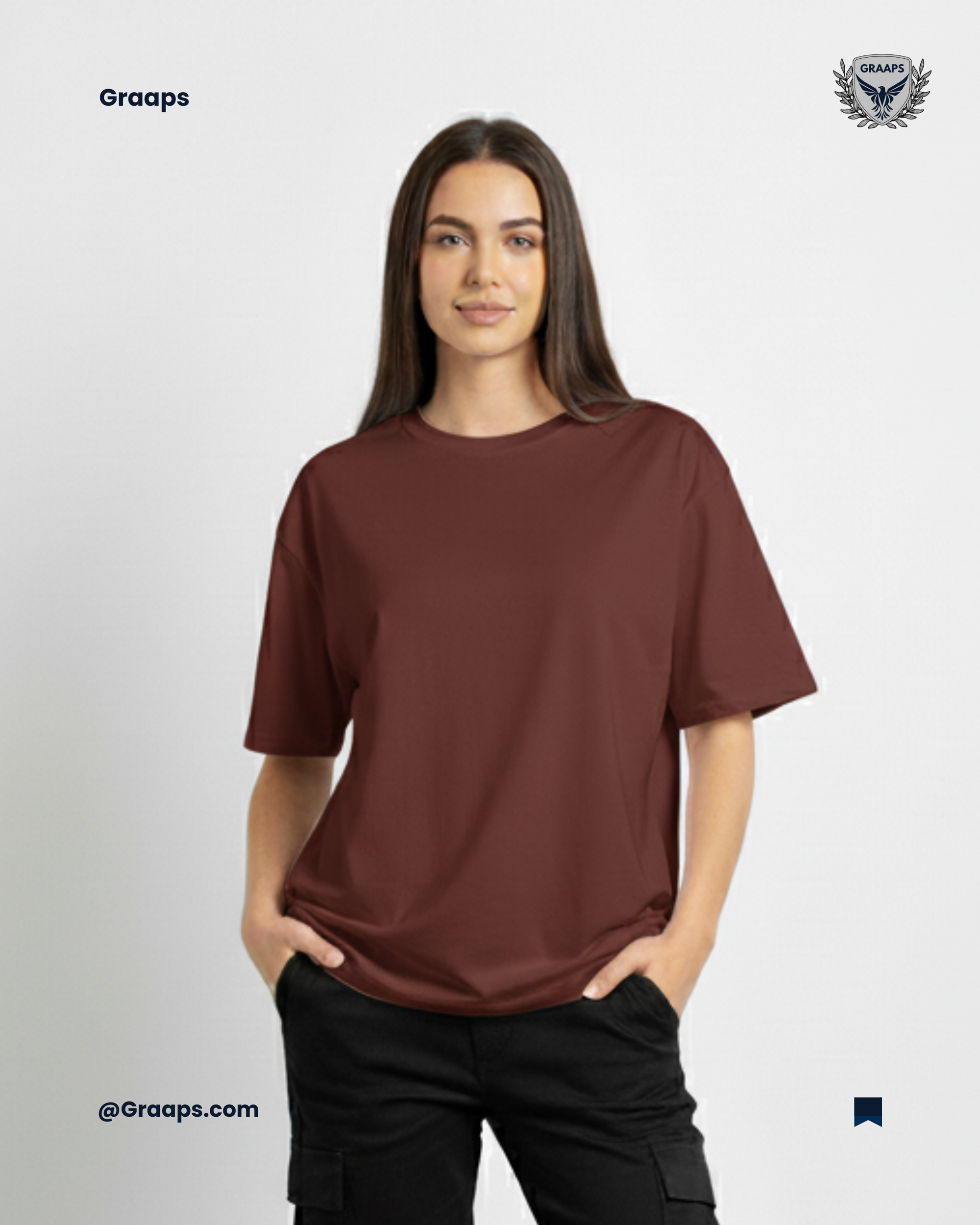 Marron Premium Oversized T-Shirt – Unisex Streetwear Essential