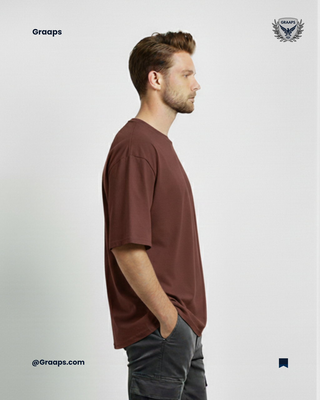 Marron Premium Oversized T-Shirt – Unisex Streetwear Essential