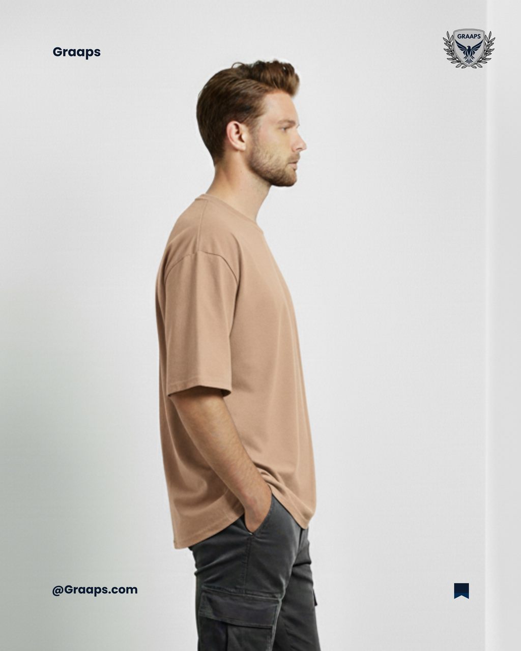Beige Premium Oversized T-Shirt – Unisex Streetwear Essential