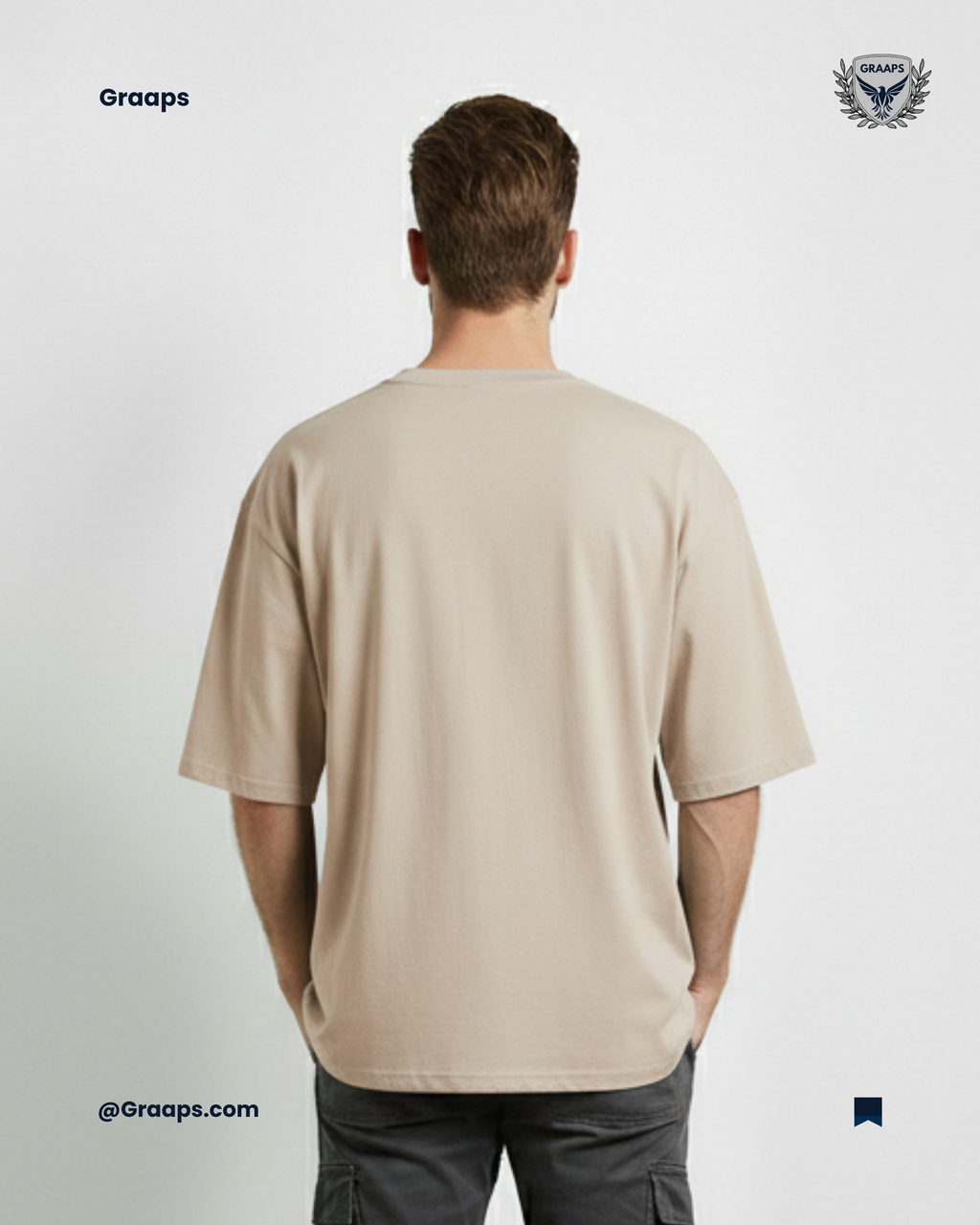 Beige Premium Oversized T-Shirt – Unisex Streetwear Essential