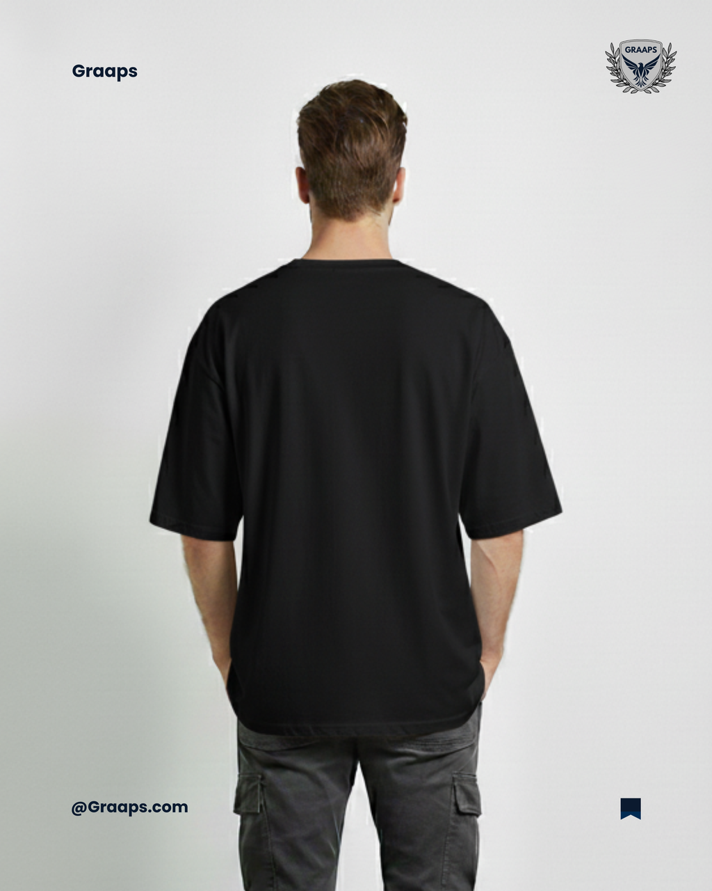 Black Premium Oversized T-Shirt – Unisex Streetwear Essential