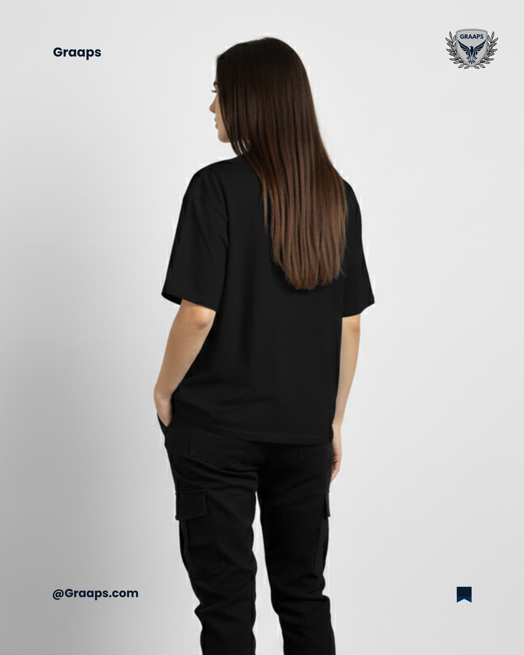 Black Premium Oversized T-Shirt – Unisex Streetwear Essential