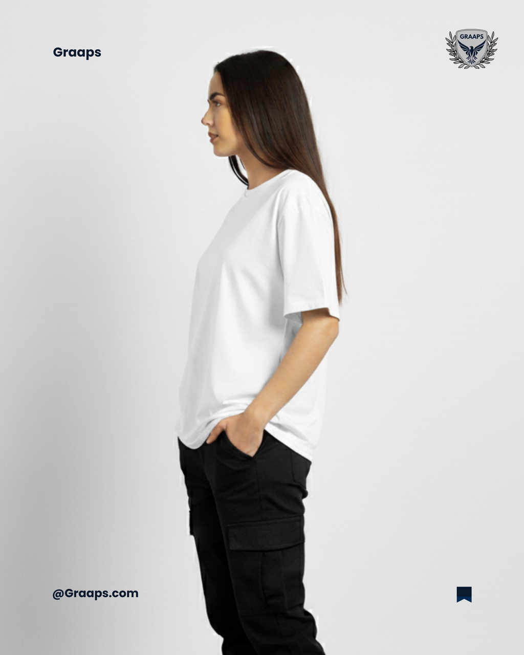White Premium Oversized T-Shirt – Unisex Streetwear Essential