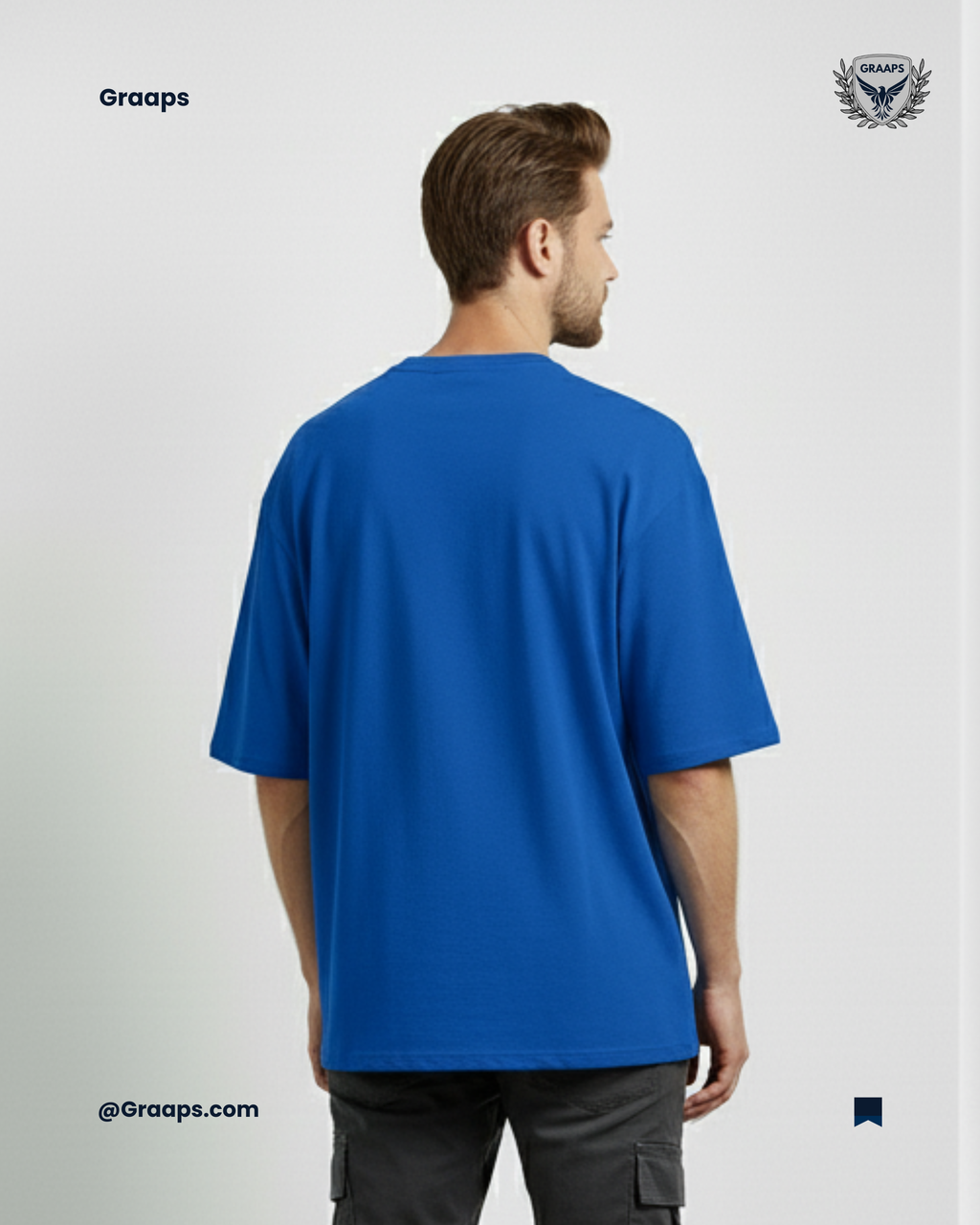 Royal Blue Premium Oversized T-Shirt – Unisex Streetwear Essential