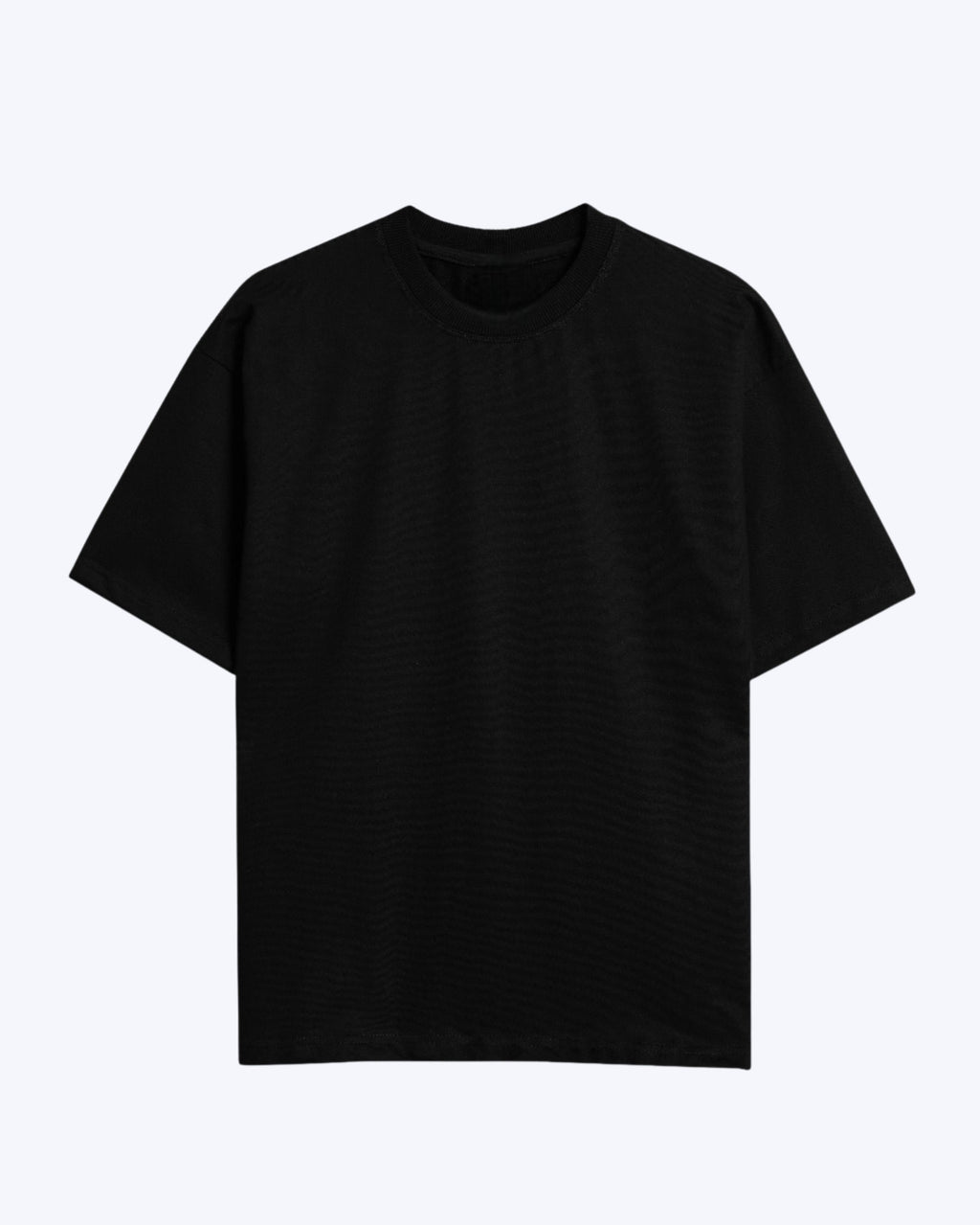 Solid Black Oversized T-Shirt – Unisex